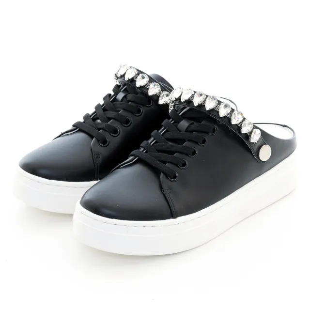 【bac】兩穿式大寶石穆勒懶人休閒鞋(黑色)