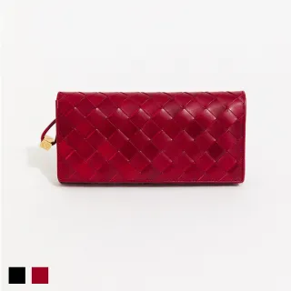 【ZODENCE 佐登司】CRAFTSOUL進口真皮手工上色編織長夾(多色)