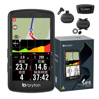 【BRYTON官方直營】Bryton Rider S810T GPS自行車錶 含心跳帶/踏頻/速度感測器