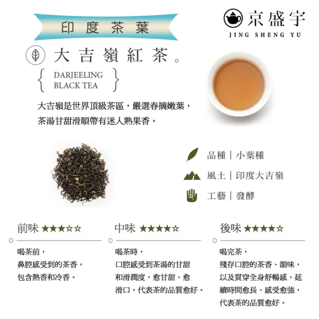 【京盛宇】世界選茶系列茶包 12入x1袋(煎茶/焙茶/玄米煎茶/普洱茶/大吉嶺紅茶/汀普拉紅茶)