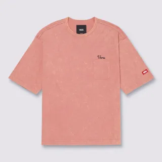 【VANS 官方旗艦】Tokyo Design Collective Washed Out 粉橘色短袖T恤