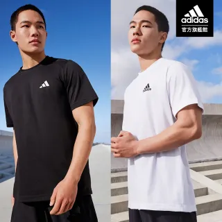 【adidas 愛迪達】男款排汗短袖上衣/運動短褲(多款任選)
