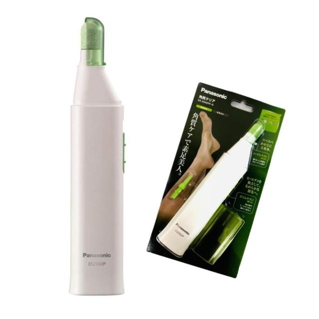 【Panasonic 國際牌】日本製足部腳底電動去角質機 ES2502PP 1入(電動去腳皮機 電動去角質器)