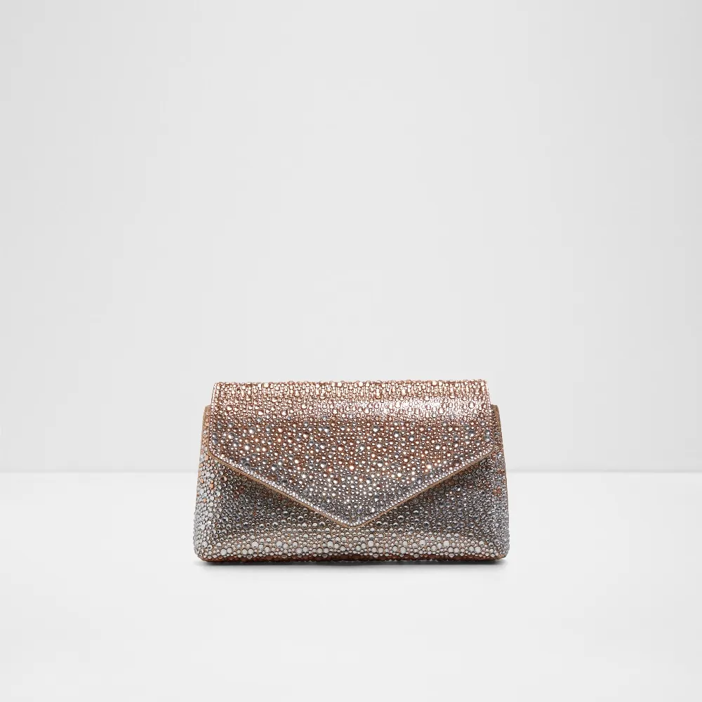 【ALDO】BLINGITA-華麗水鑽晚宴包-女包(玫瑰金色)