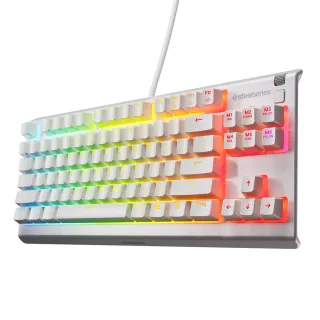 【Steelseries 賽睿】Apex 3 TKL 有線電競鍵盤(電競/鍵盤/TKL/有線/英刻/白色)