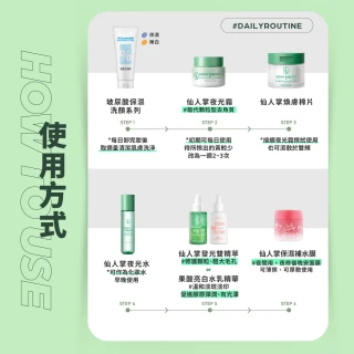 【SEXYLOOK 西西露】仙人掌夜光霜50ml/韓國棉片_仙人掌代謝/CICA保濕/熊果素亮白(任選1_夜光霜/濕敷棉)