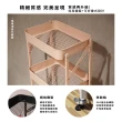 【享澄家居】全鐵製摺疊推車[sc2969](摺疊收納/三層推車/美髮/滾輪)