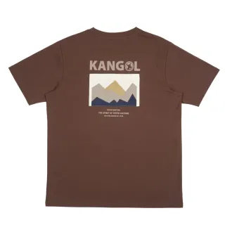 【KANGOL】短T 咖色 山系LOGO 短袖 上衣 中性(6525100902)