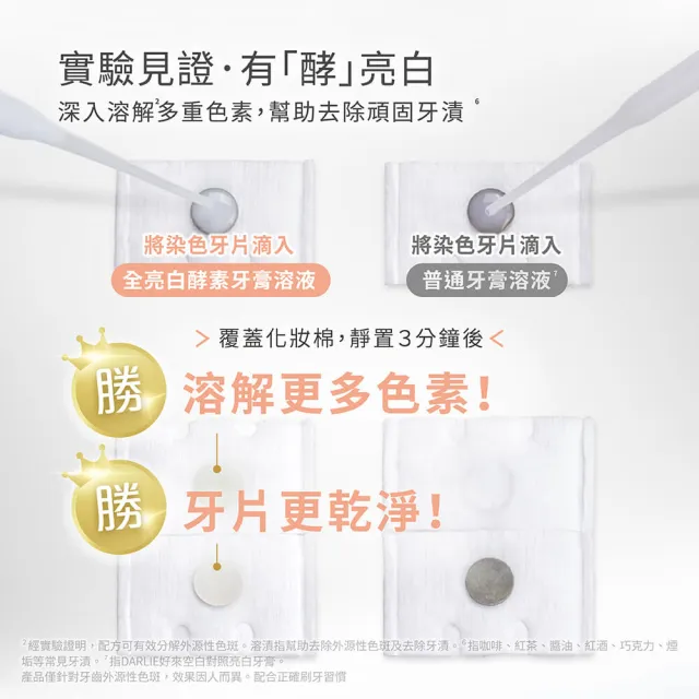 【DARLIE 好來】全亮白極緻酵素牙膏120gX2入(美白牙膏/晨曦雪松/白桃花香/清新薄荷)