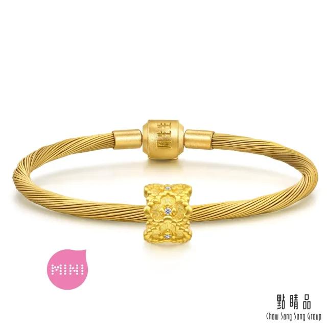 【點睛品】幸運環繞 黃金鑽石串珠