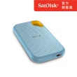 【SanDisk 晟碟】E61 1TB 2.5吋行動固態硬碟(天藍/SDSSDE61-1T00-G25B/讀寫速度高達1050MB/s/1000MB/s)