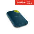 【SanDisk 晟碟】E61 2TB 2.5吋行動固態硬碟(夜幕綠/SDSSDE61-2T00-G25M/讀寫速度高達1050MB/s/1000MB/s)