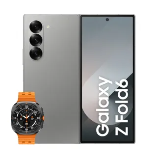 【Samsung 三星】Galaxy Z Fold6 5G 7.6吋(12G/512G/高通驍龍8 Gen3/5000萬鏡頭畫素/AI手機)(Watch Ultra組
