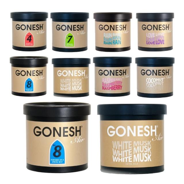 【GONESH】GONESH室內汽車用香氛膠100g(最新增量版 持久芳香)