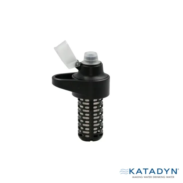 【KATADYN】BeFree AC 個人隨身濾水器加厚款 1.0L 經典黑 Black 8021403(馬布谷戶外)