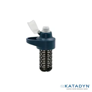 【KATADYN】BeFree AC 個人隨身濾水器 1.0L 岩石藍 Slate Blue 8021402(馬布谷戶外)