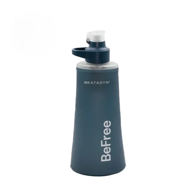 【KATADYN】BeFree AC 個人隨身濾水器 1.0L 岩石藍 Slate Blue 8021402(馬布谷戶外)
