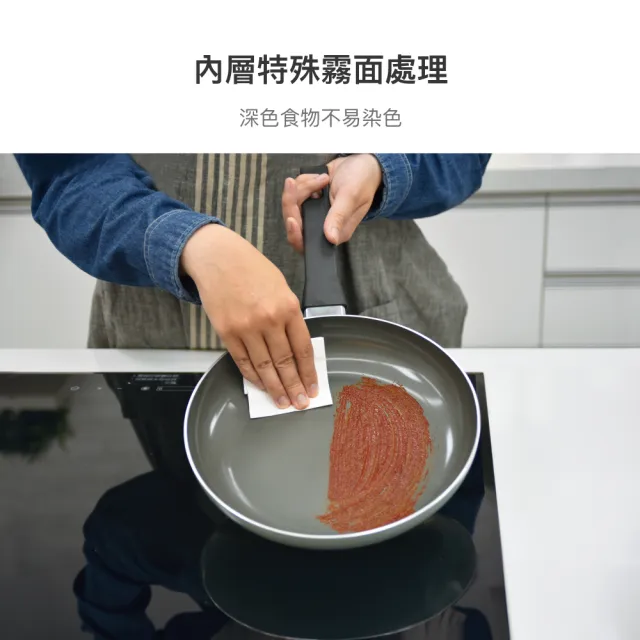 【LocknLock 樂扣樂扣】官方直營 陶瓷不沾系列鼠尾草綠26cm炒鍋(IH可用鍋)