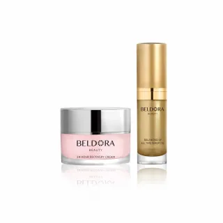【BELDORA 蓓朵娜】極致水潤修護組(瀑布霜EX＋法國女人油EX)
