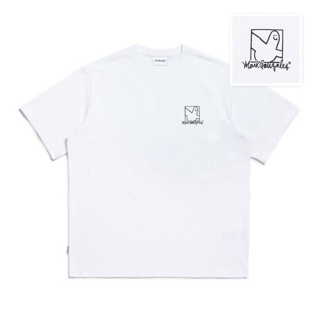 【Mark Gonzales】男女同款 小天使 LOGO BOX T恤-白色