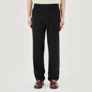 【Mark Gonzales官方旗艦】男女同款 刺繡小天使 LOGO 立體口袋工作褲-黑色