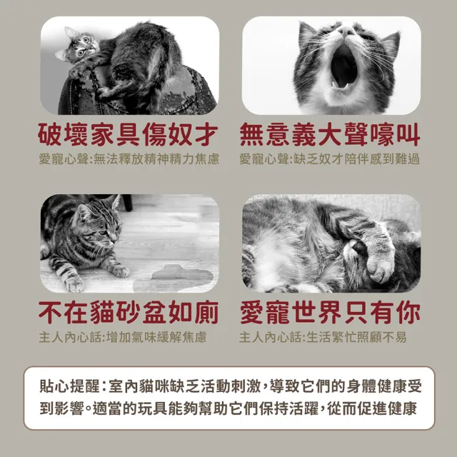 【OUTSY】撩動貓心羽毛替換伸縮逗貓棒(三色可選)