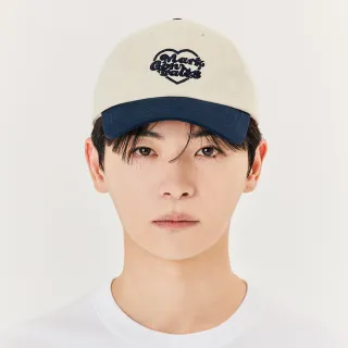 【Mark Gonzales官方旗艦】愛心 MG 棒球帽-深藍色