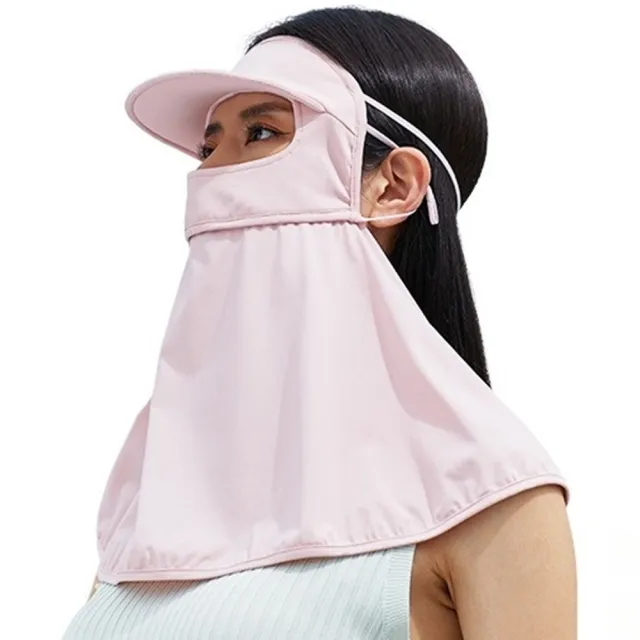 【LEEHER】騎車面罩/臉部防曬/防曬頭巾/帽子/女生帽子/防曬/面罩/防紫外線/透氣/護頸/凉感