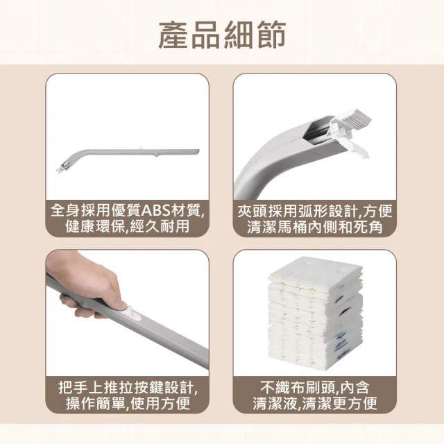 【原家居】一次性馬桶刷替換芯-12個/袋裝(清潔刷 馬桶清潔刷 拋棄式馬桶刷 馬桶清潔劑 馬桶去汙刷)
