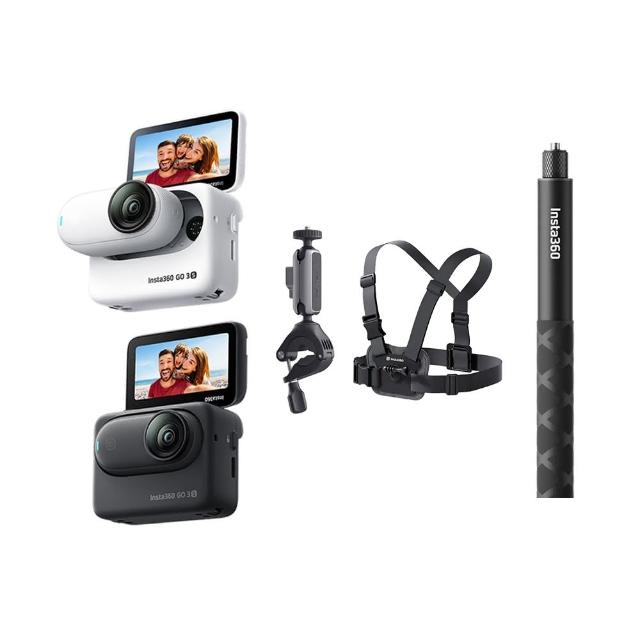 【Insta360】GO 3S 拇指防抖相機 128G版本 人氣騎行套組