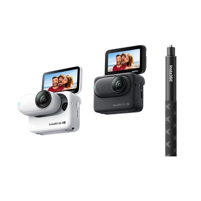 【Insta360】GO 3S 拇指防抖相機 128G版本 自拍棒套組