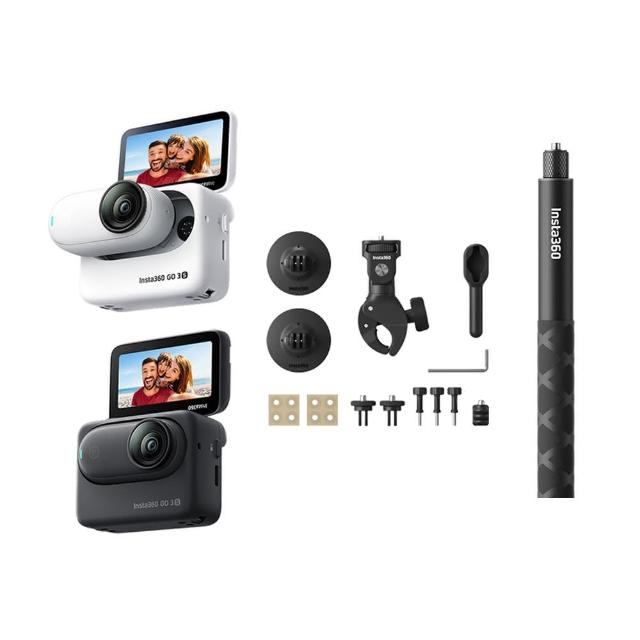 【Insta360】GO 3S 拇指防抖相機 128G版本 人氣摩托車套組