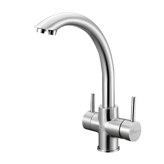 GESAI格賽 MWAR-101 檯面單槍水龍頭，採用優質材質設計，操作簡便耐用。提供長達10年保固期，在正常使用下非人為因素損壞，本公司將免費提供維修服務。一年內耗材損壞免費更換（如陶瓷芯、把手蓋、墊片、軟管、噴頭、抽拉管）。保固不涵蓋天災、操作不當或擅自改造等情況，請出示保固卡及發票（需蓋公司印鑑）享服務。適合現代廚衛，提升生活品質，穩定水流與耐腐蝕效能讓您安心使用。