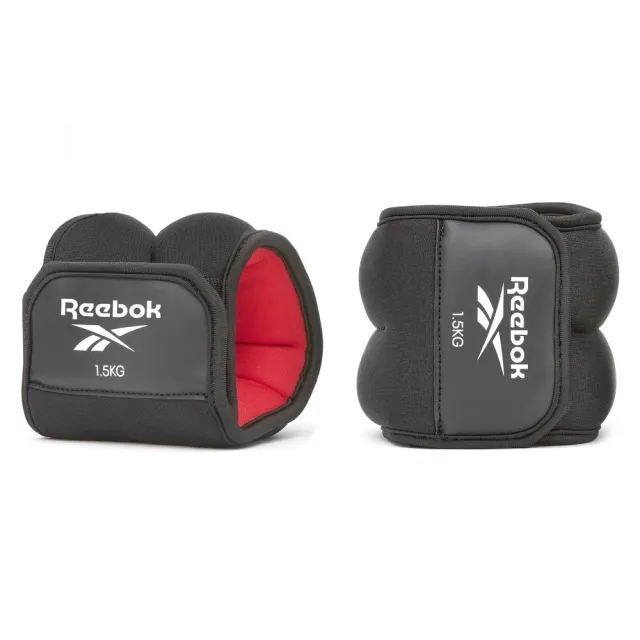 【REEBOK】Ankle Weights 腳踝負重環 - 1.5公斤 - 2入組(負重腳環、健身配件、運動配件)