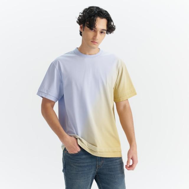【LEVIS】男款 短T 漸層色 小LOGO 經典短袖 上衣 熱賣單品 002XB-0000