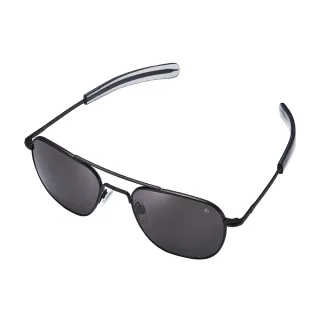 【American Optical】初版飛官款太陽眼鏡 灰色玻璃鏡片/黑色鏡框 57mm(#OP-357BTSMGYG)