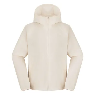 【The North Face】TNF 休閒 UPF防曬防風外套 W FLYWT WIND JACKET - AP 女 米白(NF0A8EXDQLI)