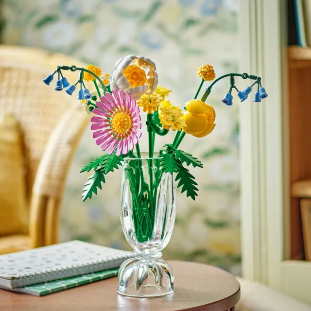 【LEGO 樂高】Botanicals 10347 燦爛小花束(花藝 居家擺設 積木 兒童玩具)