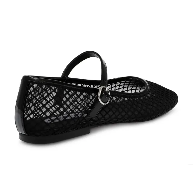 【STEVE MADDEN】VINETTA-M 透膚網格瑪莉珍鞋(黑色)