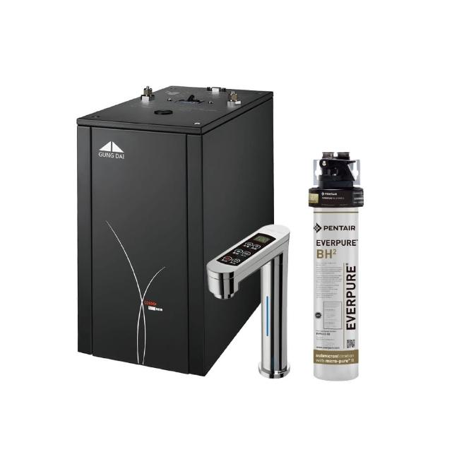 【GUNG DAI宮黛】GD-600/GD600櫥下型觸控式雙溫飲水機搭配Everpure BH2淨水系統