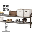 【VENCEDOR】附輪加粗雙桿落地掛衣架-150CM寬-2入組(衣帽架 吊衣架 掛衣架 曬衣架)
