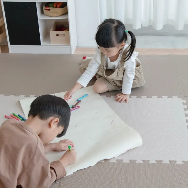 【PatoPato】嬰幼兒防摔地墊-60cm-4片/爬行地墊/防撞地墊/寶寶地墊/厚度3cm(加贈清潔液8ml*3包)