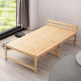 【久澤木柞】3尺全實木折疊床架(運費另計)