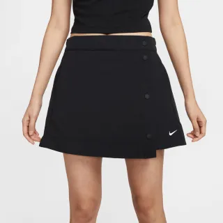 【NIKE 耐吉】短褲 裙子 女 運動褲裙 AS W NSW ESSNTL WVN MR 3 SKO 黑 HM6980-010