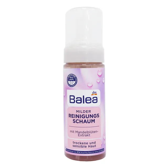 【Finger Pop 指選好物】Balea 芭樂雅 潔面慕斯 150ml 杏仁花 蘆薈 洗顏 泡沫 洗面乳 清潔 洗臉