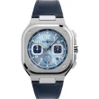 【Bell&Ross】BR-05系列 法國巡邏兵飛行表演隊 計時腕錶-42mm(BR05C-PAF-ST/SCA)