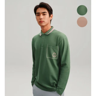 【HONMA 本間高爾夫】男款撞色防曬長袖POLO衫 春夏季 日本高爾夫專業品牌(M-XXL多色任選HMKC705H161)