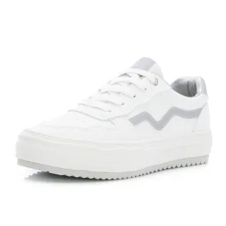 【ARNOR】阿諾-厚底經典休閒鞋/女 簡約 Q彈 防臭 白銀(ARWC52309)