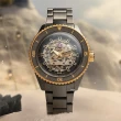 【Rado 雷達表】101同款 金焰Captain Cook庫克船長300米鏤空腕錶43㎜-加8重豪禮 R01(R32192152)