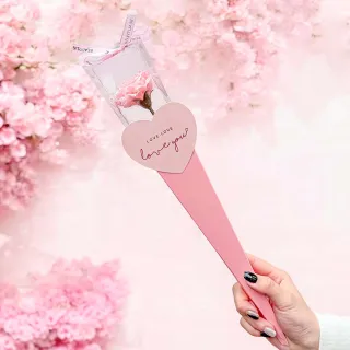 【Floral M】媽咪我愛妳優雅粉康乃馨香水花(乾燥花/母親節花束/禮物/康乃馨花束/永生花/母親節花禮)